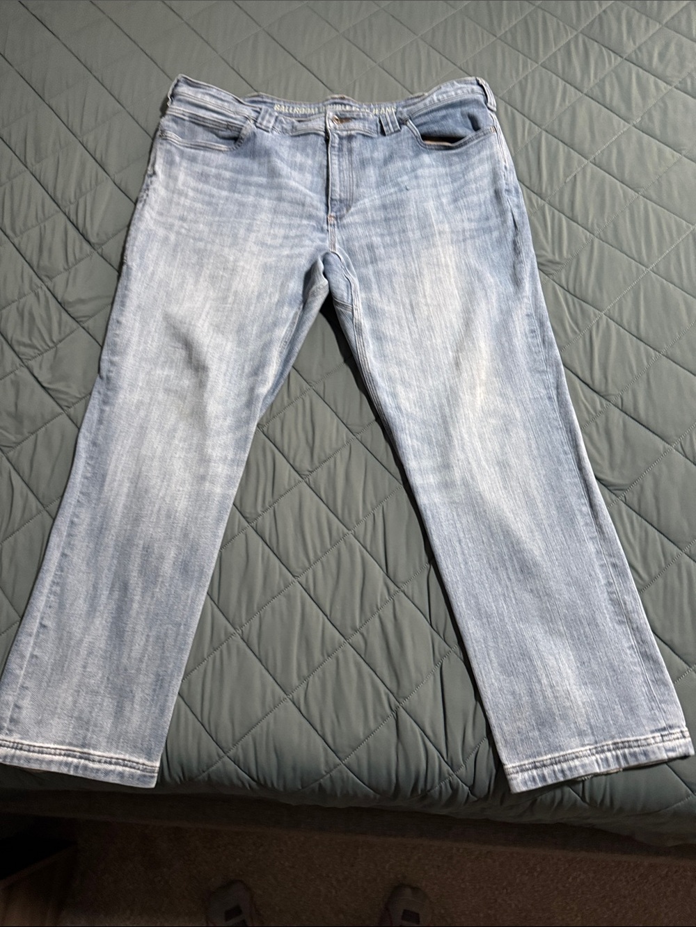 Duluth Trading Co Light Blue Relaxed Men’s Jeans